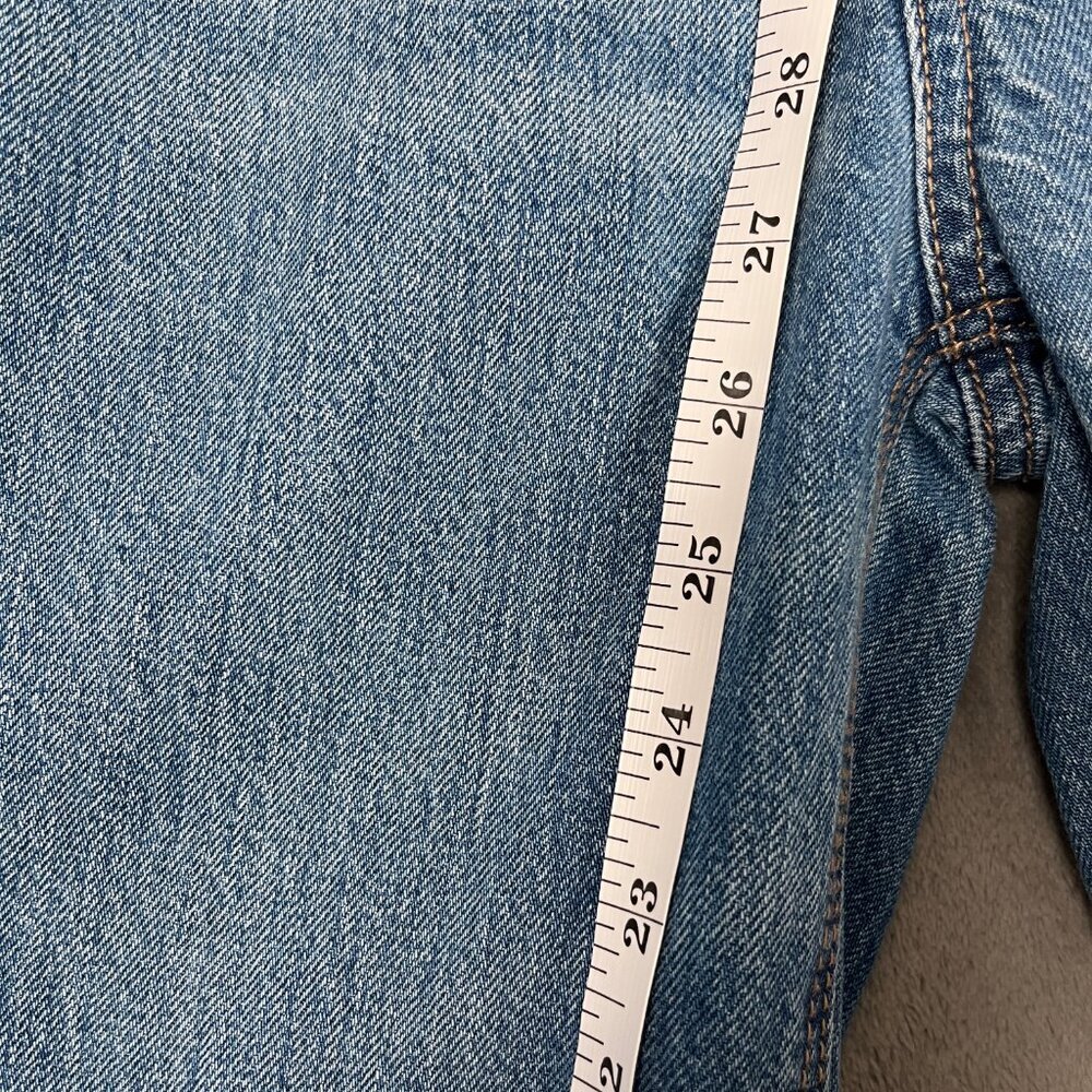American Eagle Jean Women's size 00 Regular Mom Straight Stretch High Rise Y2K - Picture 7 of 8